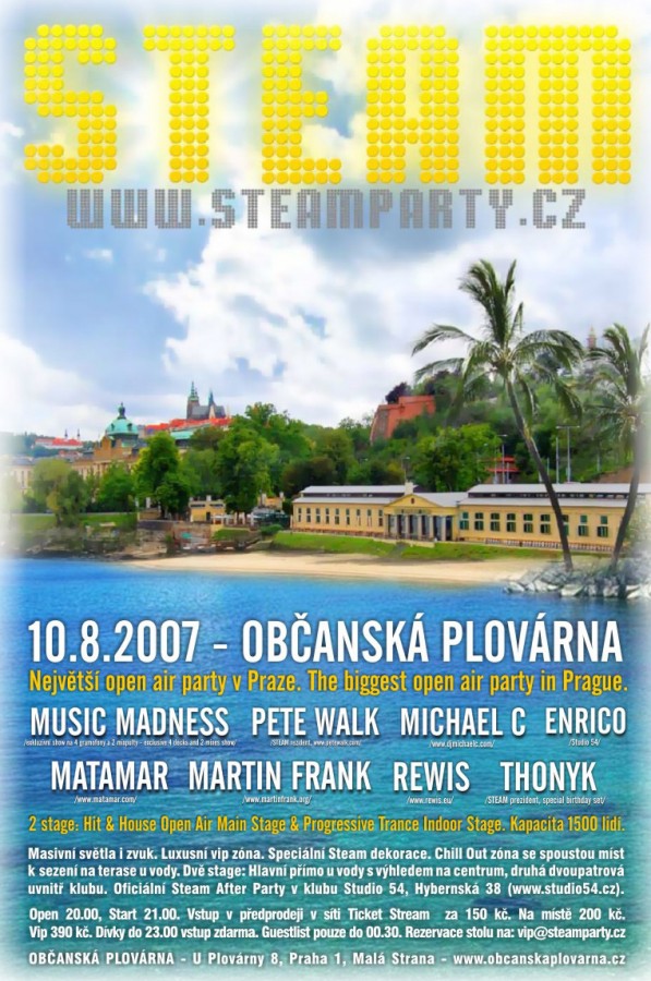 STEAM! (5TH BIRTHDAY & 25TH EPISODE) - Občanská Plovárna Praha 1