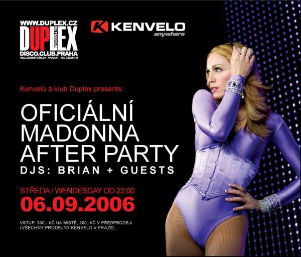 Oficiální Madonna after Party 