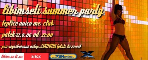 LÍBÍMSETI SUMMER PARTY V TEPLICÍCH 
