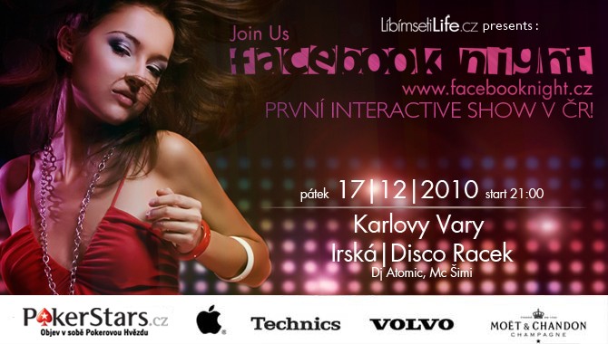 Facebook Night Interactive show! KARLOVY VARY