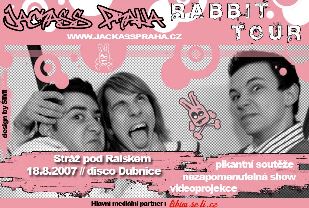 Jackass Praha Rabbit Tour Stráž pod Ralskem