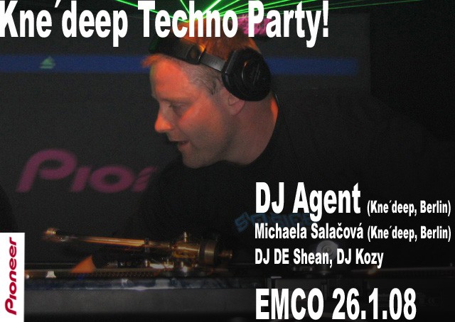 KNE´DEEP TECHNO PARTY Ústí nad Labem
