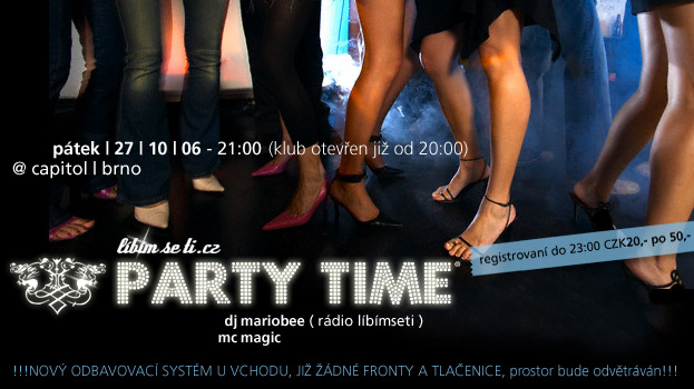 BRNO LÍBÍMSETI PARTY TIME 