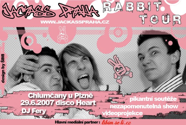 Jackass Praha Rabbit Tour  CHLUMČANY