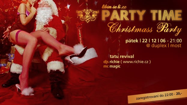 MOST VELKÁ VÁNOČNÍ LÍBÍMSETI PARTY MOST