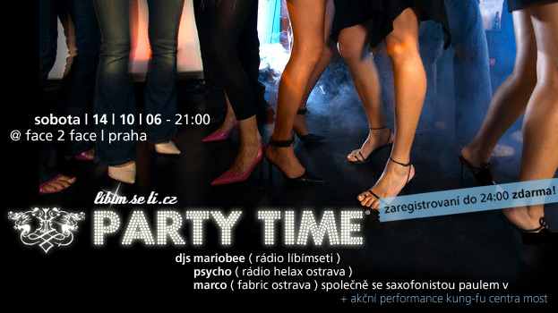 PRAHA LÍBÍMSETI PARTY TIME