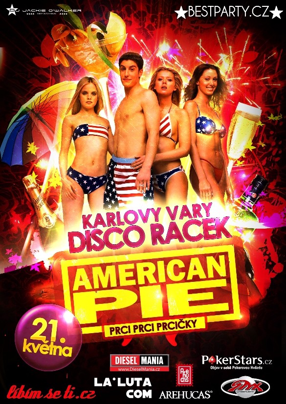 AMERICAN PIE: Prci, prci, prcičky CLUBBING TOUR KARLOVY VARY 
