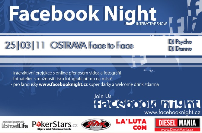 Facebook Night Interactive show! OSTRAVA