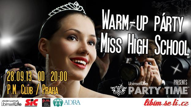 WarmUp párty s Miss středních škol Praha