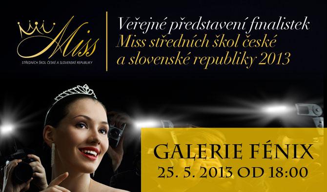 Představení Miss Středních Škol ČR a SR Praha